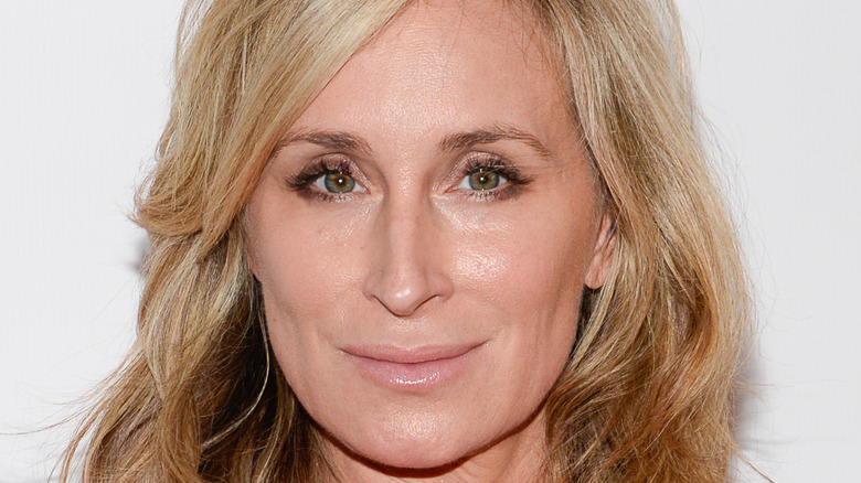 Sonja Morgan poses on the red carpet