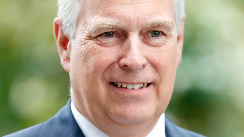 Prince Andrew smiling