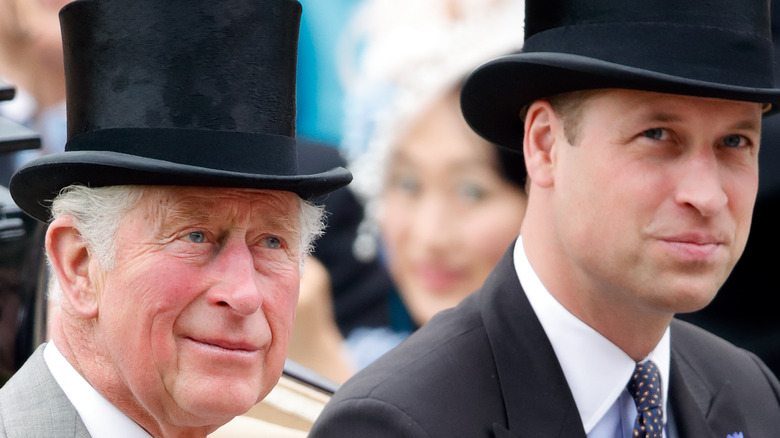 Prince Charles and Prince William at a royal event