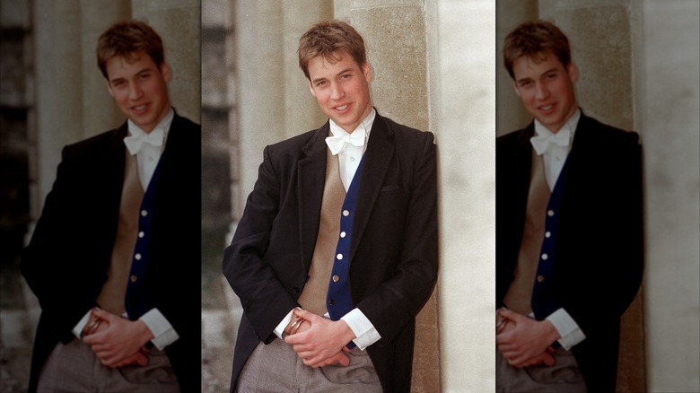 Prince William at Eton College in a Pop waistcoat