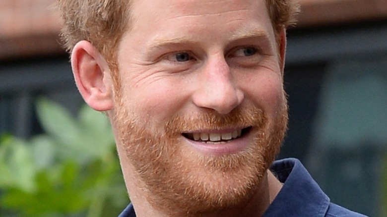 Prince Harry waving