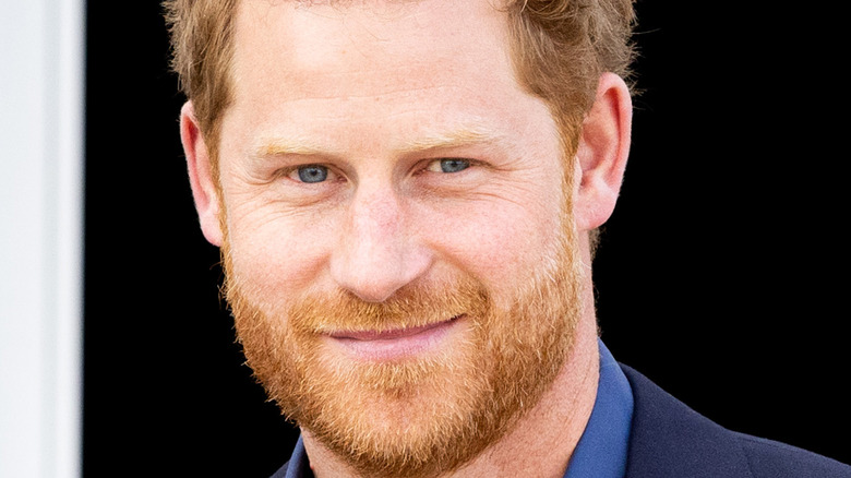 Prince Harry smiling