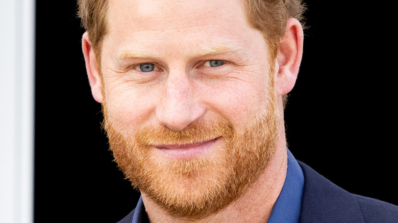 Prince Harry smiling