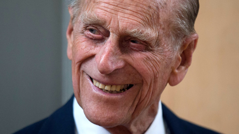 Prince Philip smiles for the camera