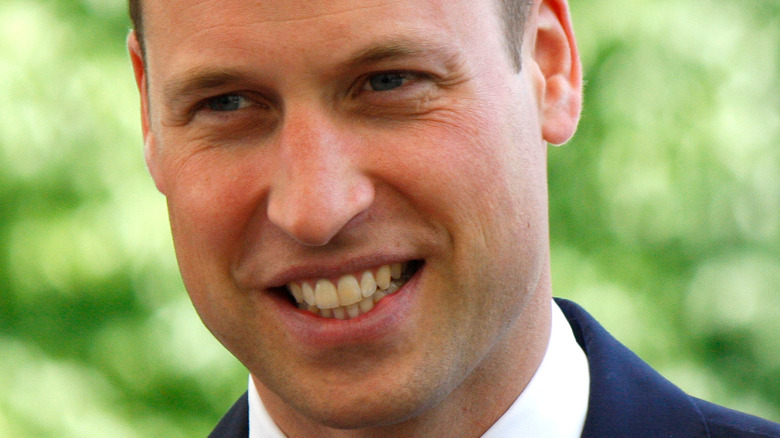 Prince William in a blue suit