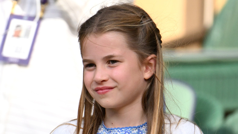 Princess Charlotte at her Wimbledon debut