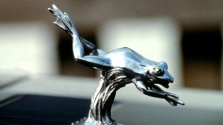 The Frog mascot on Princess Diana's car