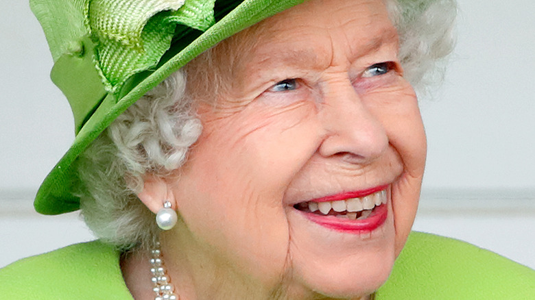 Queen Elizabeth smiling 