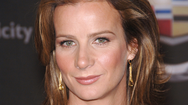 Rachel Griffiths smiling