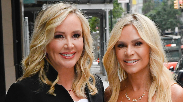 Tamra Judge and Shannon Beador are seen outside "Jerry O show"