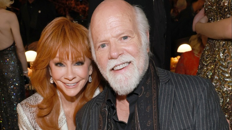 Reba McEntire and Rex Linn attend the 68th GRAMMY Awards in Los Angeles, CA (2026)