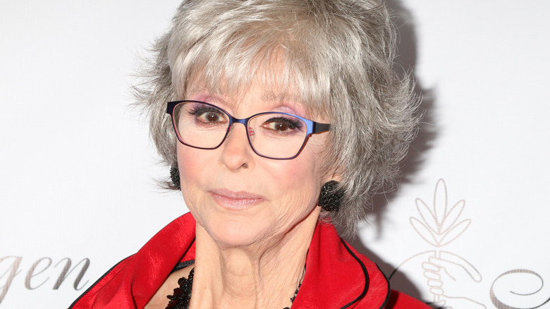 Rita Moreno poses on the red carpet