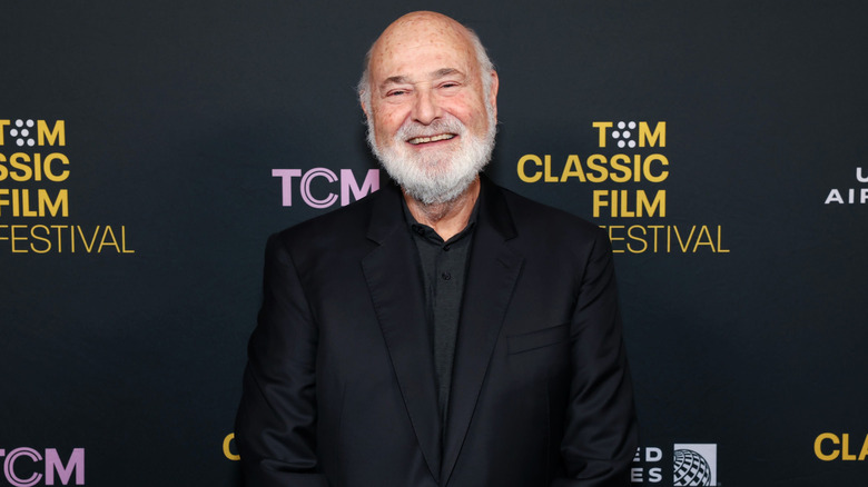 Rob Reiner black suit 2025