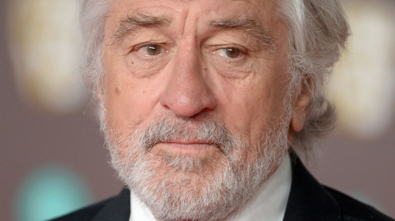 Robert De Niro frowning