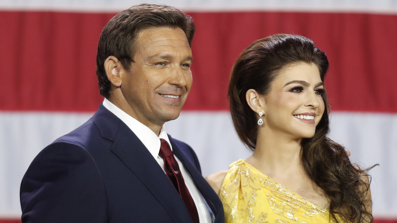 Ron and Casey DeSantis smiling