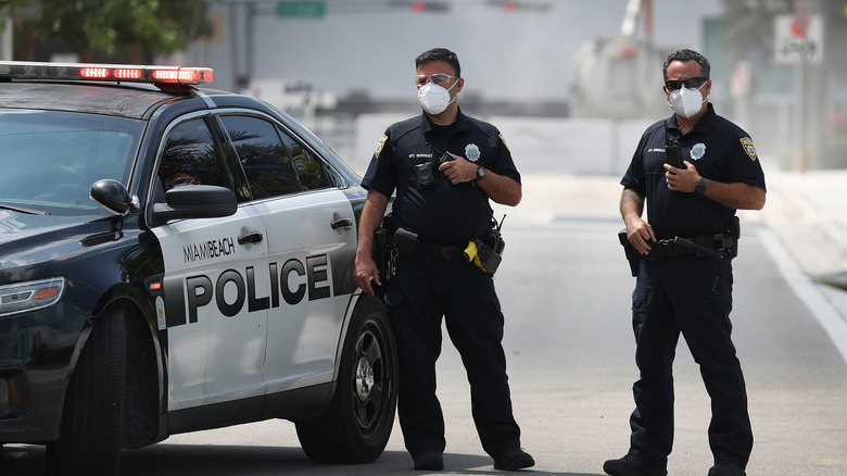 police at Miami Beach