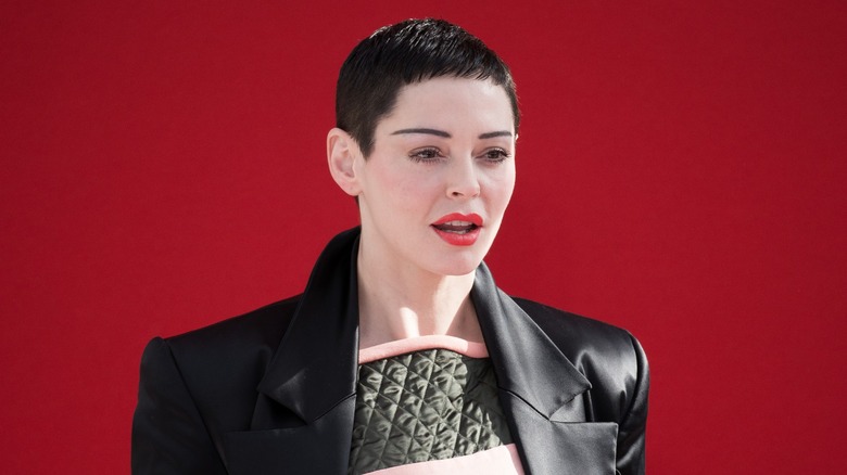 Actor Rose McGowan attending an event