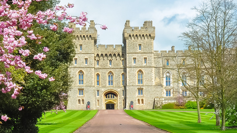 Pathway leading to Windsor Castle