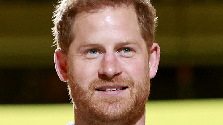 Prince Harry smiling