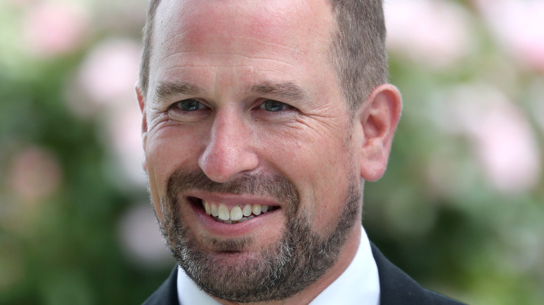 Peter Phillips smiling at the Ascot Racecourse