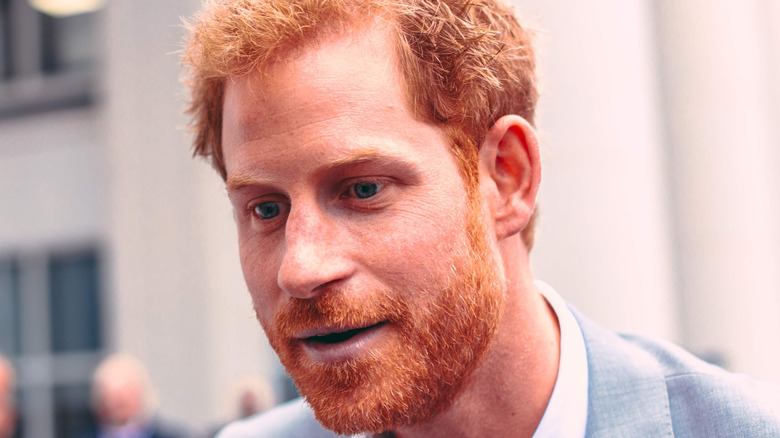 Prince Harry smiling