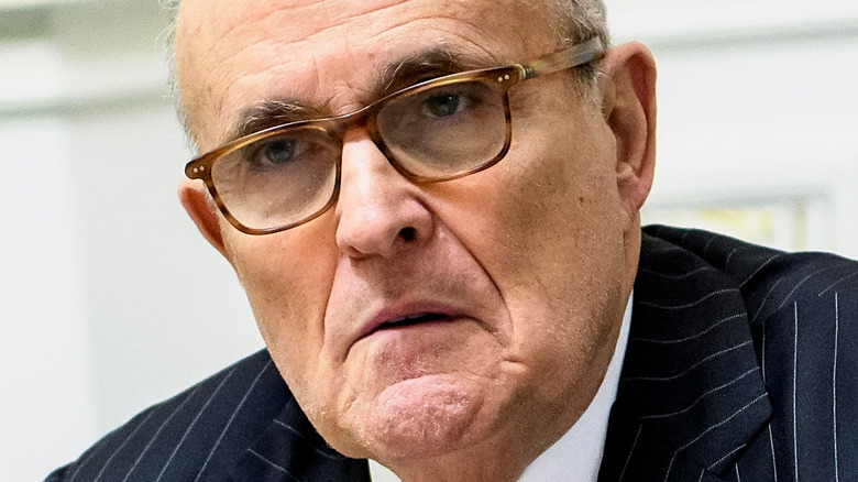 Rudy Giuliani in glasses