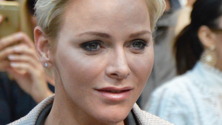 Princess Charlene of Monaco outdoors