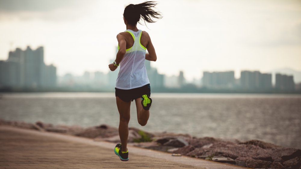 Woman running