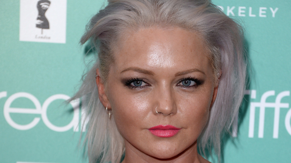 Hannah Spearritt posing