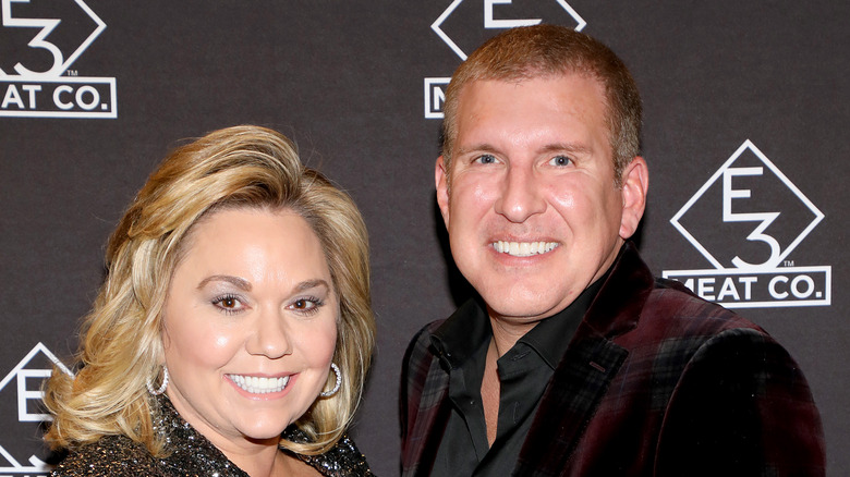 Julie and Todd Chrisley on red carpet