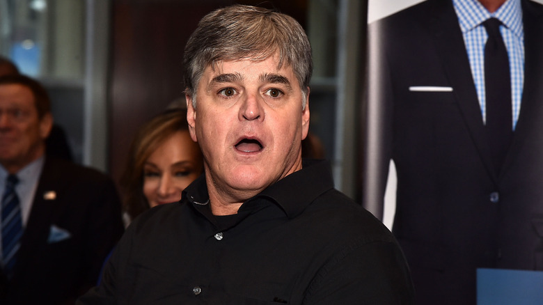 Sean Hannity black button-down