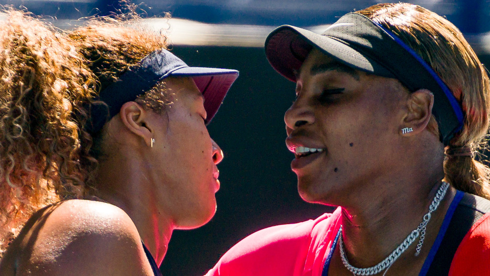 Naomi Osaka and Serena Williams