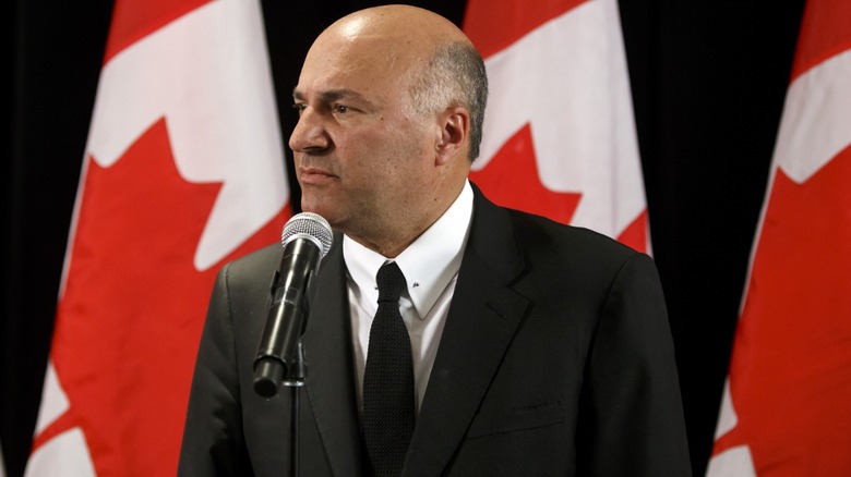 Kevin O'Leary at microphone