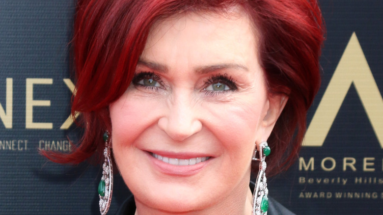 Sharon Osbourne smiling