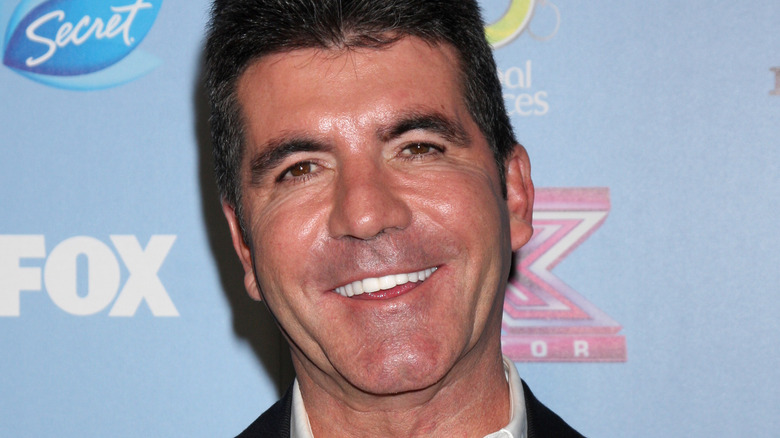 Simon Cowell on the red carpet