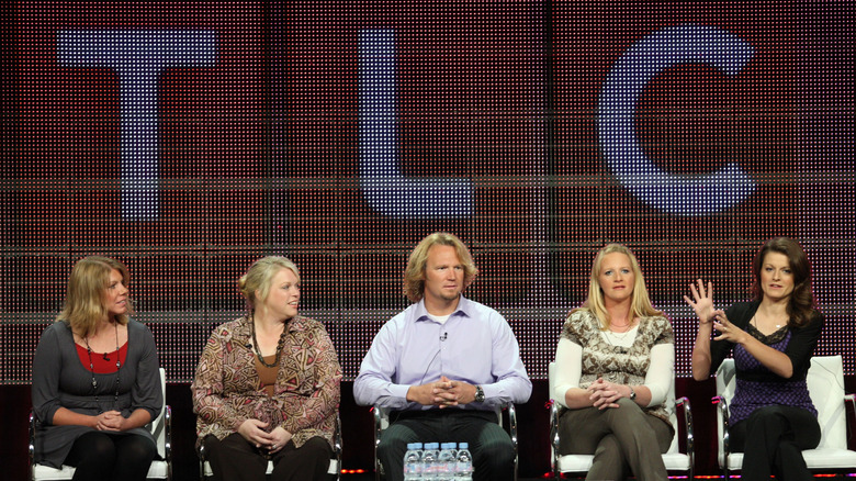 Cast of Sister Wives on stage 