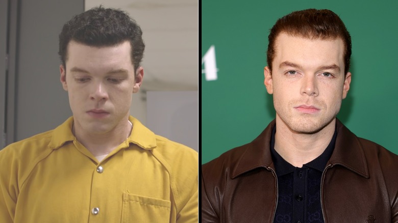 (l-r): Cameron Monaghan as Ian Gallagher in "Shameless"; Cameron Monaghan staring at the camera