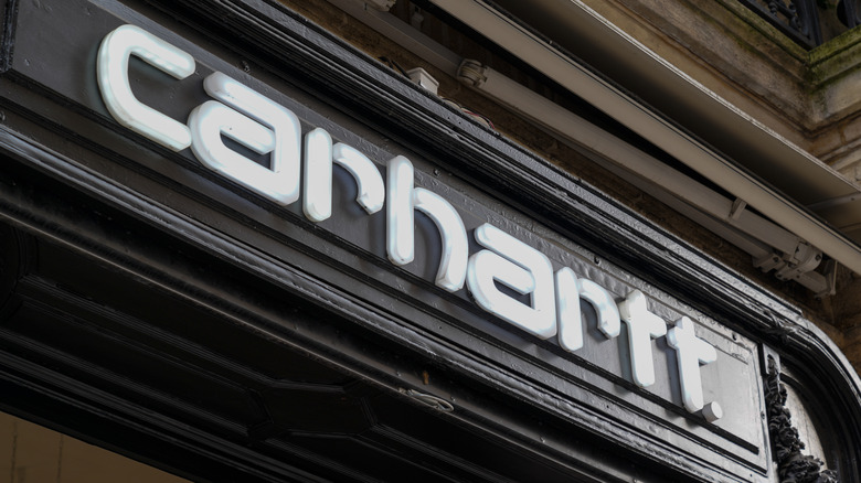 Carhartt store sign