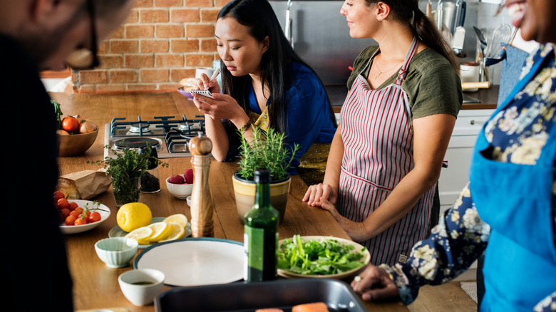 People at a cooking class