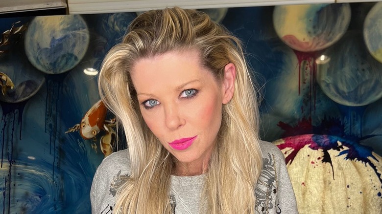 Tara Reid pouts in a selfie