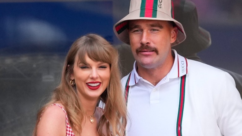 Taylor Swift and Travis Kelce are seen at the US Open Tennis Championships in New York City, NY (2024)
