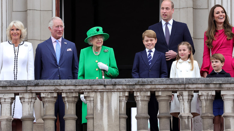 Royal family at Buckingham Palace