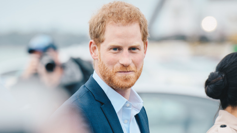 Prince Harry smiling