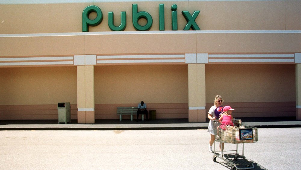 Woman shops at Publix