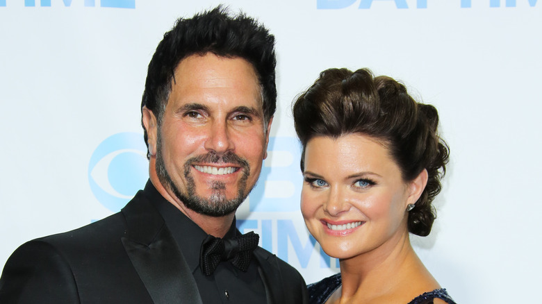 Don Diamont Heather Tom smiling