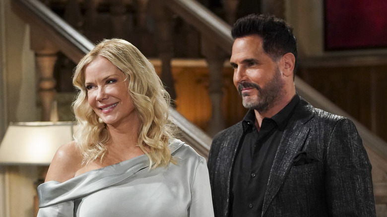 Brooke and Bill standing together