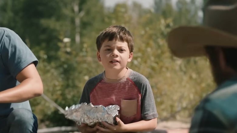 Brecken Merrill in a scene from "Yellowstone"