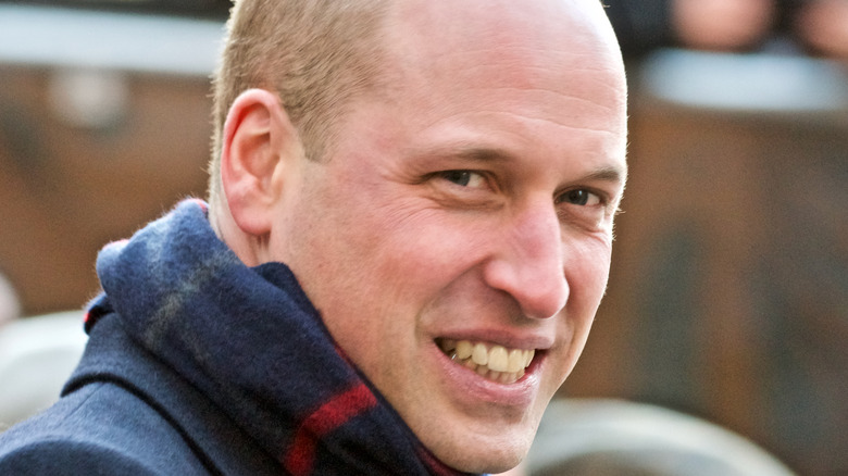 Prince William smiling