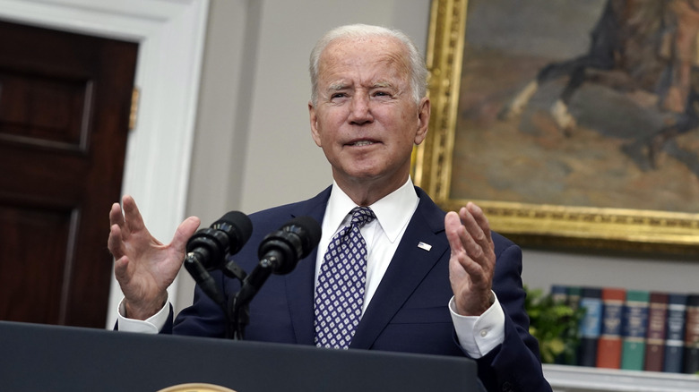 Joe Biden at podium