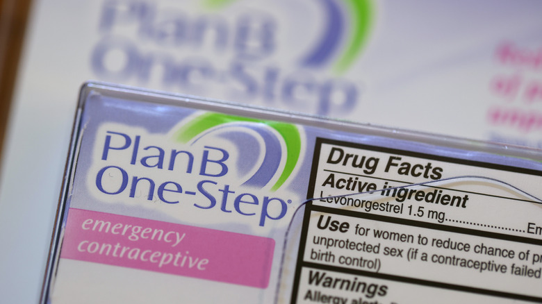 Plan B One-Step packaging